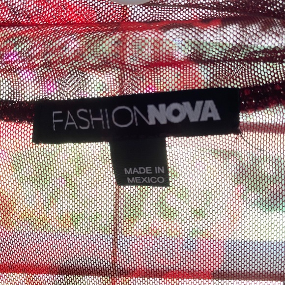 Fashion Nova Mesh top - Picture 3 of 3